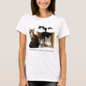 T-shirt Mon chat a des chats (Devant)
