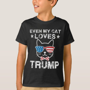 T-shirt Mon chat aime Trump 2024