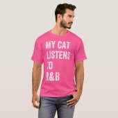 T-shirt Mon Chat Écoute Rb (Devant entier)