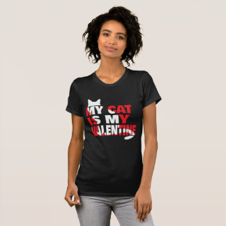 T-shirt Mon chat est ma Saint Valentin
