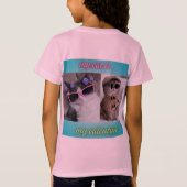T-Shirt mon chat est ma valentine (Dos)