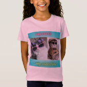 T-Shirt mon chat est ma valentine (Devant)