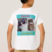 T-shirt mon chat est ma valentine (Dos)