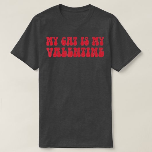 T-shirt Mon Chat Est Mon Chat Valentine Chat Maman Amoureu (Design devant)