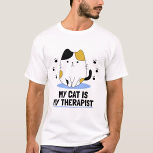 T-shirt Mon Chat Est Mon Thérapeutique