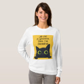 T-shirt Mon Chat Est Plus Intelligent Que Le Sweatshirt Du (Devant entier)