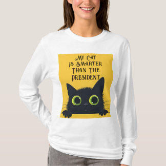 T-shirt Mon Chat Est Plus Intelligent Que Le Sweatshirt Du