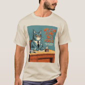 T-shirt Mon Chat Fait Fonctionner Cette Maison | Citation (Devant)