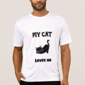 T-shirt Mon chat m'aime (Devant)