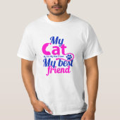 T-shirt Mon chat mon meilleur ami (Devant)
