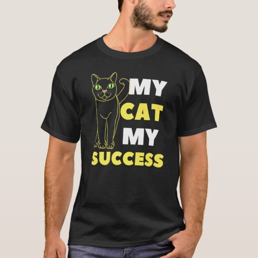 T-shirt Mon Chat Mon Succès (Devant)