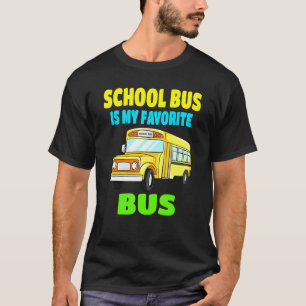 T-shirt Mon chauffeur de bus scolaire favori Hommes Idea B
