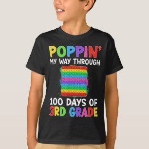 T-shirt Mon Chemin À Travers 100 Jours D'École 3E Année En