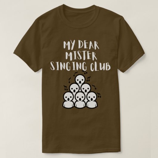 T-shirt Mon Cher Mister Singer Club (Design devant)