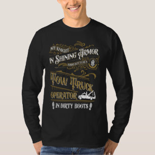 T-shirt Mon chevalier en armure brillante s'avère être un