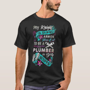 T-shirt Mon Chevalier Plumber Dans Boots Sale Plumber