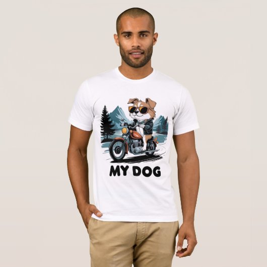 T-shirt Mon chien (Devant entier)
