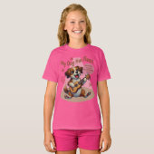 T-shirt Mon Chien A Fleas Ukulele Tuning Chanson (Devant entier)