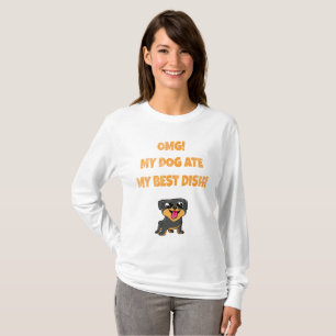 T-shirt mon chien a mangé mon meilleur slogan