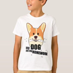 T-shirt Mon chien a mangé mon travail