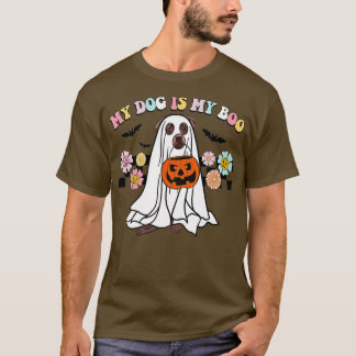 T-shirt Mon Chien Est Boo Amusant Labrador Boo Ghost Lover