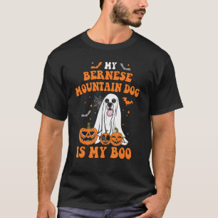 T-shirt Mon Chien Est Boo Bernese Mountain Dog Chien Boom