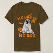 T-shirt Mon Chien Est Boo Drôle Propriétaire Chien Boo Gho (Design devant)