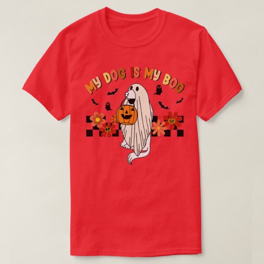 T-shirt Mon Chien Est Boo Drôle Propriétaire Chien Boo Gho (Design devant)
