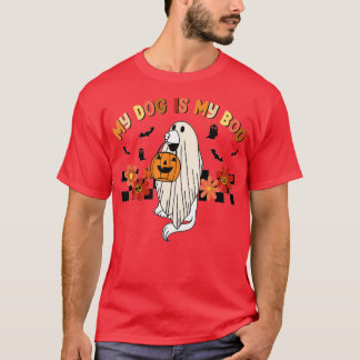 T-shirt Mon Chien Est Boo Drôle Propriétaire Chien Boo Gho