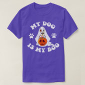 T-shirt Mon Chien Est Boo Drôle Propriétaire Chien Boo Gho (Design devant)