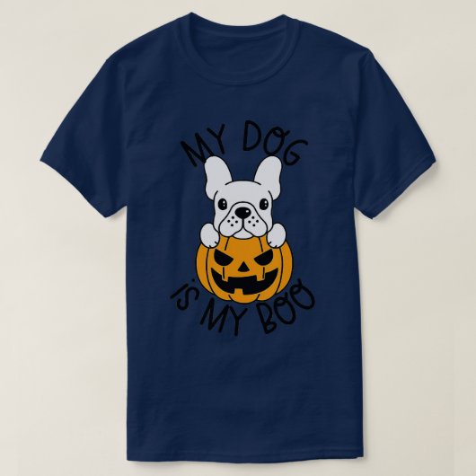 T-shirt Mon Chien Est Boo Drôle Propriétaire Chien Boo Gho (Design devant)