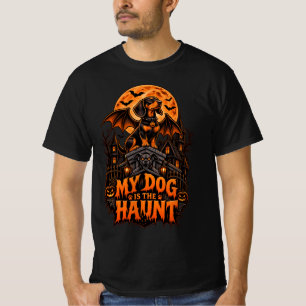 T-shirt Mon chien est le fantôme Dachshund Halloween ailes