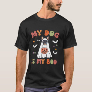 T-shirt Mon Chien Est Mon Chien Bleu Bleu Français Amour À