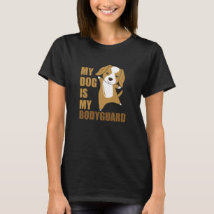 T-shirt Mon Chien Est Mon Gardien Du Corps Chiens Cocker S