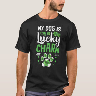 T-shirt Mon Chien Est Mon Lucky Charm Chiens Irlandais St