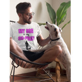 T-shirt Mon chien est mon partenaire, Pink Moderne Design