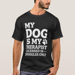 T-shirt Mon chien est mon thérapeute