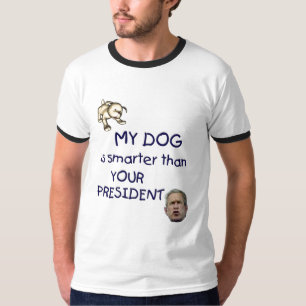 T-shirt Mon chien est plus futé que votre président