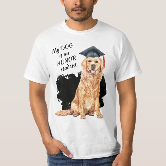 T-shirt Mon chien est un étudiant honoraire (Devant)