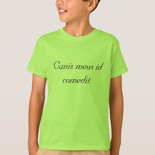 T-shirt Mon chien l'a mangé ! (Devant)
