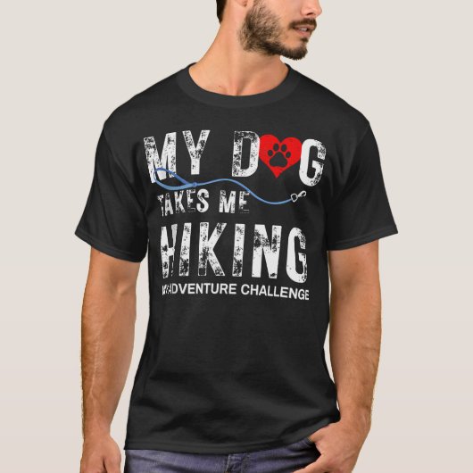 T-shirt Mon chien m'emmène (Devant)