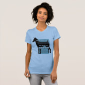 T-shirt Mon chien n'est pas un mini Dobie ! (Devant entier)