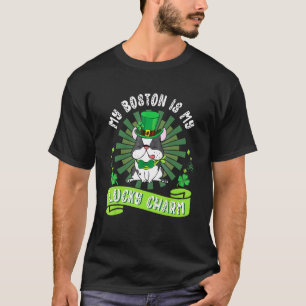 T-shirt Mon Chien Terrier De Boston Est Mon Charme Lucrati