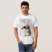 T-shirt Mon Chih Tzu Est Glacière Que Vous Les Lunettes De (Devant entier)