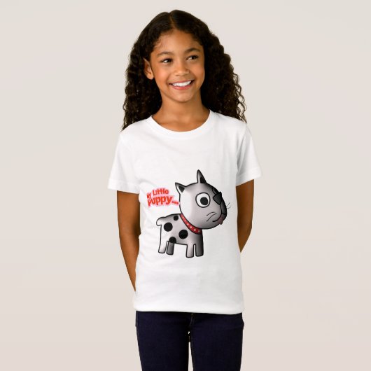 T-Shirt mon chiot (Devant entier)