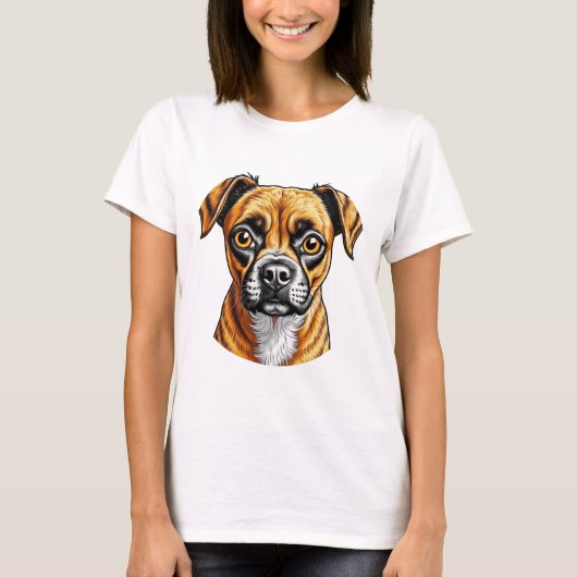 T-shirt Mon chiot préféré (Devant)
