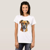 T-shirt Mon chiot préféré (Devant entier)