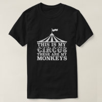 Mon Cirque Mes Singes Bannière de tente drôle cita