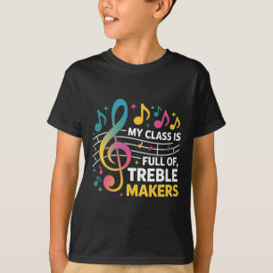 T-shirt Mon Cl Est Plein De Fabriquants En Treble - Drôle