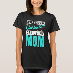 T-shirt Mon clarinettiste préféré m'appelle maman Clarine
